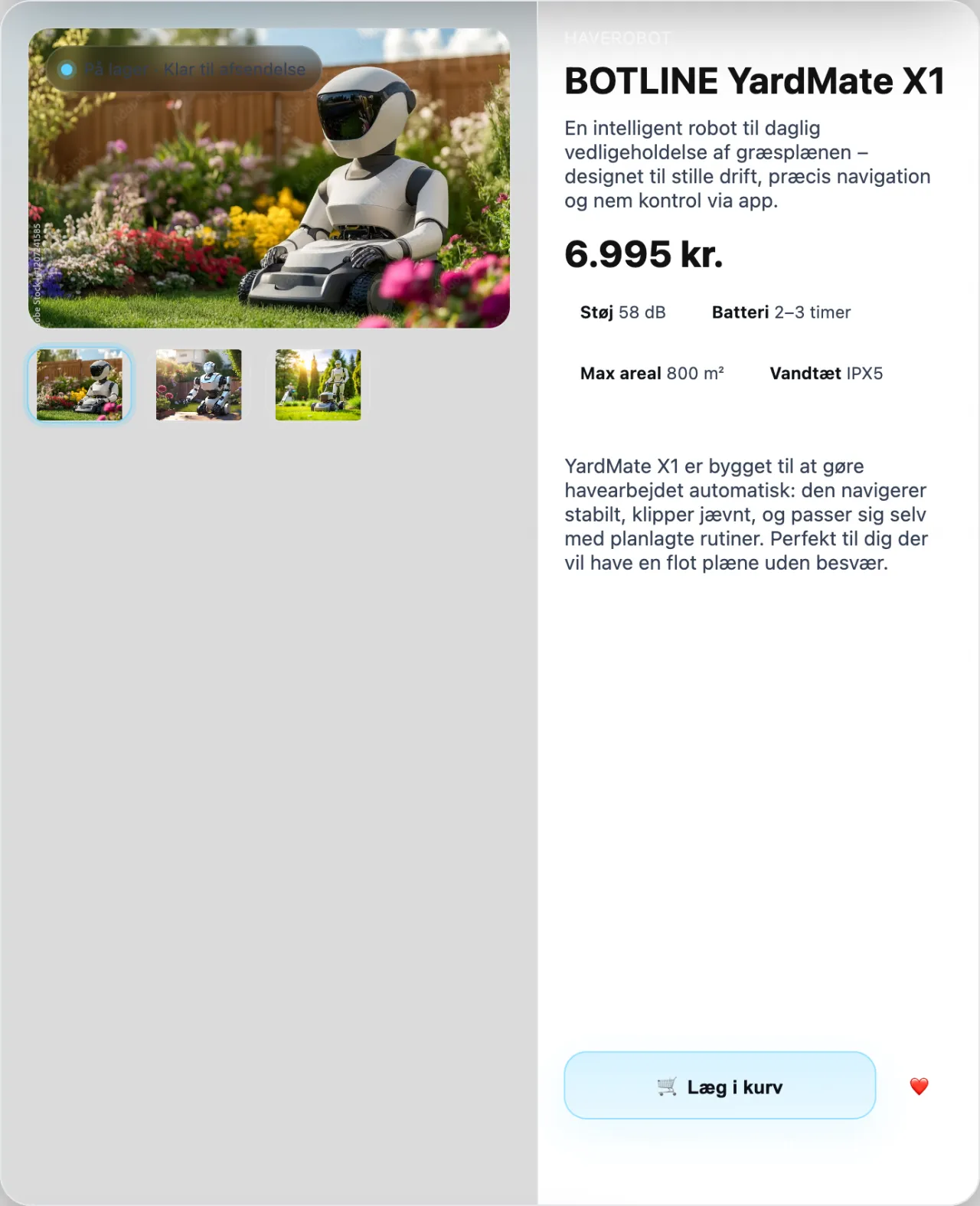 Produktkort